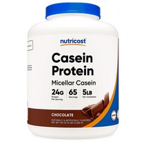 Nutricost Casein Protein Powder 뉴트리코스트 카세인 프로틴 파우더 5LB(2268g)