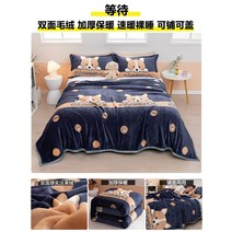 이불 먼지없는극세사 양털 밍크 담요 가을 디자인 침구 얇은 담요 자수 담요 겨울