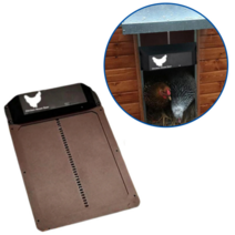 밤에닫히는 타이머 오리 거위 병아리 토종닭 메추리 조류 가금류 닭장 사육장 양계장 농장 닭집 울타리 케이지 들개 고양이 멧돼지 야생동물 안전 보호 자동문