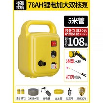 농업용양수기 펌프 양수기 수중 소형 물 휴대용 고압 텃밭 수중펌프 가정용, T01