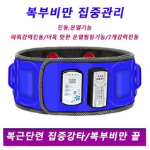 해야 뱃살 복부 허리진동 원더허리케인 벨트마사지기 안마기 뱃살 다이어트 운동기구, 블루