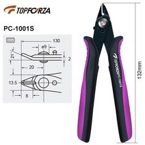 대각선 커팅 플라이어 긴 롱 장 노즈 니퍼 SK5 전선 케이블 커터 사이드 가위 털 펜치 쥬얼리 DIY 수공구, [05] 1pcPC1001S