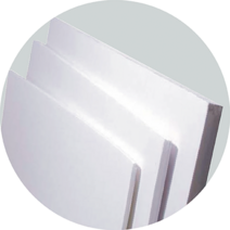 현진아트]원단보드롱우드락 HB 백색 600 x 900 mm, 10장, 5mm