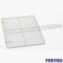 ForU907 스텐 석쇠 대형 석쇠그릴 접이식석쇠 그릴 고기불판 숯불그릴 업소용석쇠 캠핑