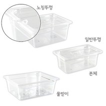 PC밧드 모음 밧트 바트 뚜껑 드레인 투명 국내생산, 1/3 물받이(드레인)