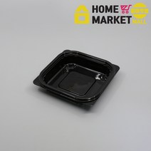 과일/반찬포장용기 샐러드용기 IP-104 검정 900개 / 뚜껑별도
