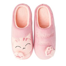 털신발 Dropshipping 여성 겨울 홈 슬리퍼 만화 고양이 신발 부드러운 겨울 집