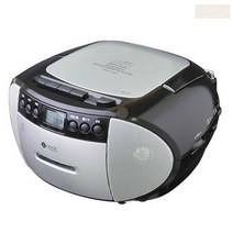 블랙 카세트 CD 테이프 플레이어 포터블 오디오 라디오 재생기 카셋트