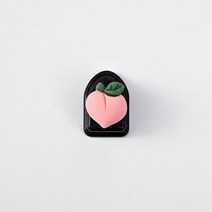 바나나걸이 거치대 과일바구니동물 자동차 후크 과일 꽃 모양 벽 걸이 홈 장식 문 잡화 홀더 마스크 키 행, 한개옵션1, 09 Peach