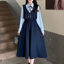 여성 4월 5월 결혼식 하객룩 패션 벚꽃코디 봄여자옷 원피스 가을 슬림 드레스 S55