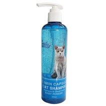 고양이 비타민 캡슐 캣 샴푸 300ml 베이비파우더향, 1