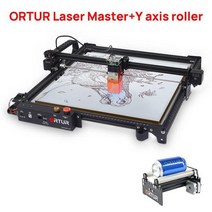 [해외]업그레이드 된 Ortur 레이저 마스터 2 PRO 레이저 조각 절단기 LU2-4 고속 고정 초점 눈 보호 DIY 레이저 조각기