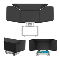 TOPtoper DJI Mini3 Pro RC 컨트롤러 썬후드 조종기 햇빛가리개, 검은색