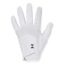 언더아머 Iso-chill 골프 글러브 화이트 골프 장갑, Right Hand Medium, White (100)/White