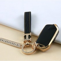 기아 차키 키커버 키링 키홀더 스마트키 TPU 키케이스, KI-09 블랙