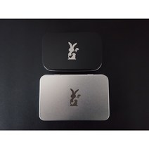 토끼 골프 블랙우드티 철캔 티케이스 제작 원하는로고 레이져각인, 블랙티케이스, 변경ex)브랜드/이니셜/원하는로고등