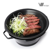 디에이트 가정용 미니화로 SET /철제화로+받침+구이팬, 화로+받침+구이팬