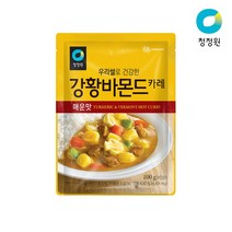 청정원 우리쌀 강황 바몬드 카레 매운맛 100gX7, 7개, 100g