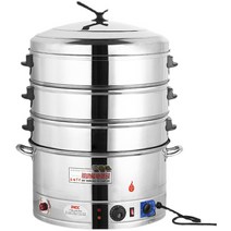 상업용찜기 업소용 스텐 만두찜기 대형 증숙기 업소용, 40cm 타이밍.온도조절.강화.알람