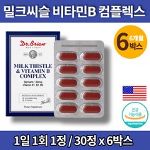 코스트코 밀크시슬 비타민b6 리버케어 여자 건강한 간 밀크씨슬 SILYMARIN 비타민 피곤할때 간 영양제 비타민B1 B2 실리마린 헬퍼 흑마늘 엽산, 6박스