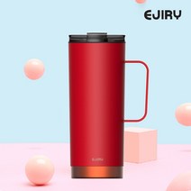 QBT910309텀블러 600ml 이중진공 롱스텐 블랑 텀블러컵 아이스텀블러 대용량보온병 빨대텀블러 보틀, 에지리 블랑 텀블러(루비레드)