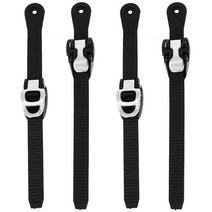 4pcs 스트랩 롤러 스케이트 신발 버클 스트랩 고정 조절 버클 발가락 전문 요가 교체 바인딩 스노우 보드, 검은색