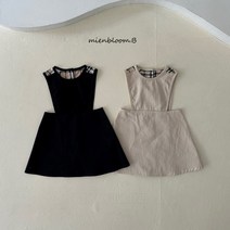 미앙블룸비 런던체크원피스