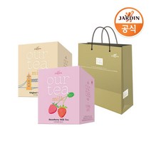 [쟈뎅] 아워티 오리지널 밀크티 10p +스트로베리 10P + 쇼핑백, 단품, 단품