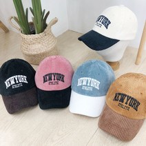 올 골덴 뉴욕자수 볼캡