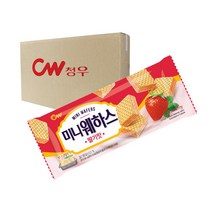 청우식품 미니웨하스 딸기맛, 80g, 20개