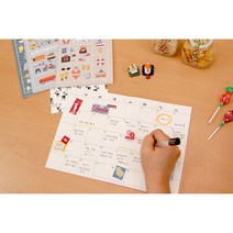 [모비딕컴퍼니] 데일리플래너 메모장 월메모지 플레너 계획표 스프링노트 탁상플래너 phiao, 잇★ (나무에센스) 온리 먼슬리 플래너 주간다이어리, 잇★ 트래블