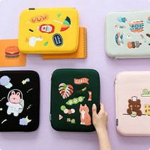 오앙 태블릿파우치 - 11인치, 몬스테라