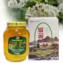 국산 벌꿀 2.4kg 아카시아꿀 사양벌꿀, 아카시아꿀 2.4kg