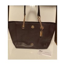 코치 COACH 퍼플 옥스블러드 럭셔리 가죽 토트 사첼 핸드백 시그니처 토트백