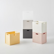 한샘 폴리 큐브 바스켓 화이트, 1개
