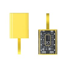 차박파워뱅크 차량용 배터리 인산철 대용량 미니 보조베터리 휴대용 20000mAh 충전기 빠른 외부 배터리 LED, 02 yellow_01 20000mah
