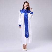성가대복 성가대가운 찬양 현대 의류 크리스찬 교회 합창단 성자 의상 여성 성직자 가운 시 클래스 서비스 수녀 노래 AliExpress, design 6+S