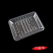 PLA용기 BS18PLA 투명 친환경용기 정육포장 고기포장 PLA트레이 생분해성용기 600개