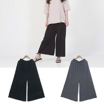 S1Y 여성 여름바지 편안하고 시원한 냉감 통바지 LD33eaW