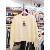 소이22S1453베레모소녀크롭맨투맨티 신상봄가을넘예쁜짧은맨투맨티 넘편한박시한크롭맨투맨티#초특가#수량임박