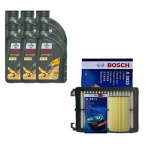 더뉴싼타페TM 디젤 훅스 타이탄 플렉스 5 0W20(6L)/C5/C6 엔진오일세트 0371-3020, 6000ml