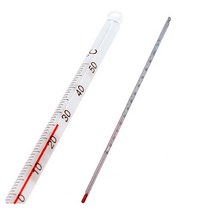 유일 막대 알콜 온도계 -30 / 50도 (30cm) 주방 학교 교재 유리 아날로그, -20~200도 (30cm)