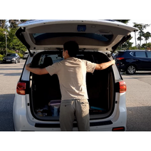 그랜드 카니발 모기장 올뉴 4세대 팰리세이드 MQ4 트렁크 차박 모기장, 1.트렁크모기장, 빅사이즈공용