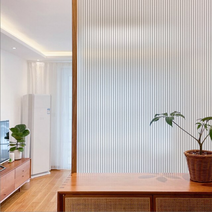 암막 시트지 창문 개인 정보 보호 필름 정적 집착 서리로 덥은 덮개 홈 오피스 용 유리, 75x500cm, 베이지