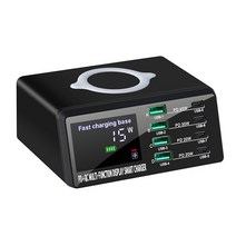 가성비110W 고속충전 USB 어댑터 무선 스테이션 PD C 샤오미 패드, 01 X9D_01Power Plug