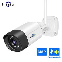 가정용CCTV 실외용 초고화질 CCTV Hiseeu 와이파이 야외 IP 카메라 방수 무선 불릿 앱 보기 5MP 1080P, 3.5MP with 64G Card - 3.6mm