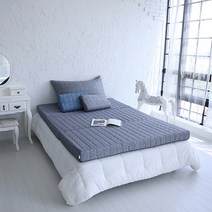 [퀵슬립매트리스q] 3단 접이식 3D 메모리폼 바닥 침대 토퍼 매트리스 12센치