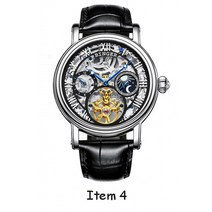 BINGER 스켈레톤 Tourbillon 패션 캐주얼 디자이너 기계식 시계 탑 브랜드 럭셔리 자동 시계 남자