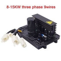발전기 태양광 수력 풍력 패널 컨트롤러 에너지 kt245-1b 단상 avr 자동 전압 조정기 브러시 및 브러시리스 안정기 조정기 모듈 8-15kw 8 전선 121, 3상 kt245-3b38
