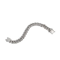 ANKRIC 패션목걸이 힙합 힙 스터 쿠바 체인 다이아몬드 팔찌 12mm 전체 다이아몬드 남성과 여성 힙합 금도금 목걸이